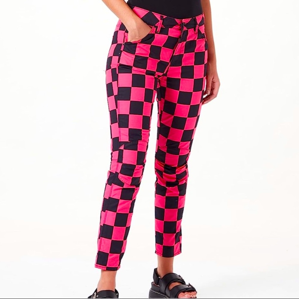 🆕 G-STAR ELWOOD X25 Pink Chef’s Check Print